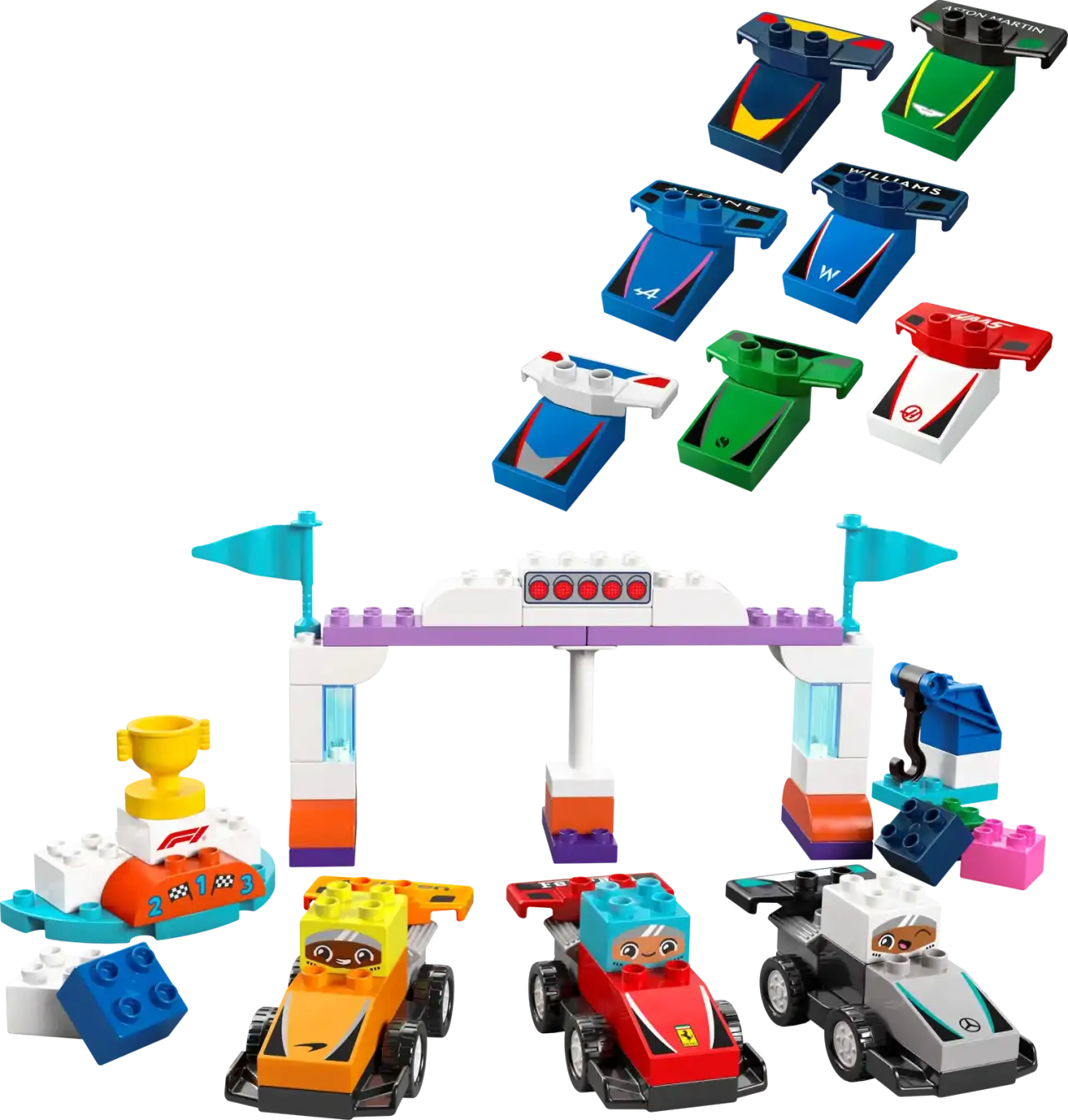 10445 - F1 Team Racing Cars &amp; Drivers