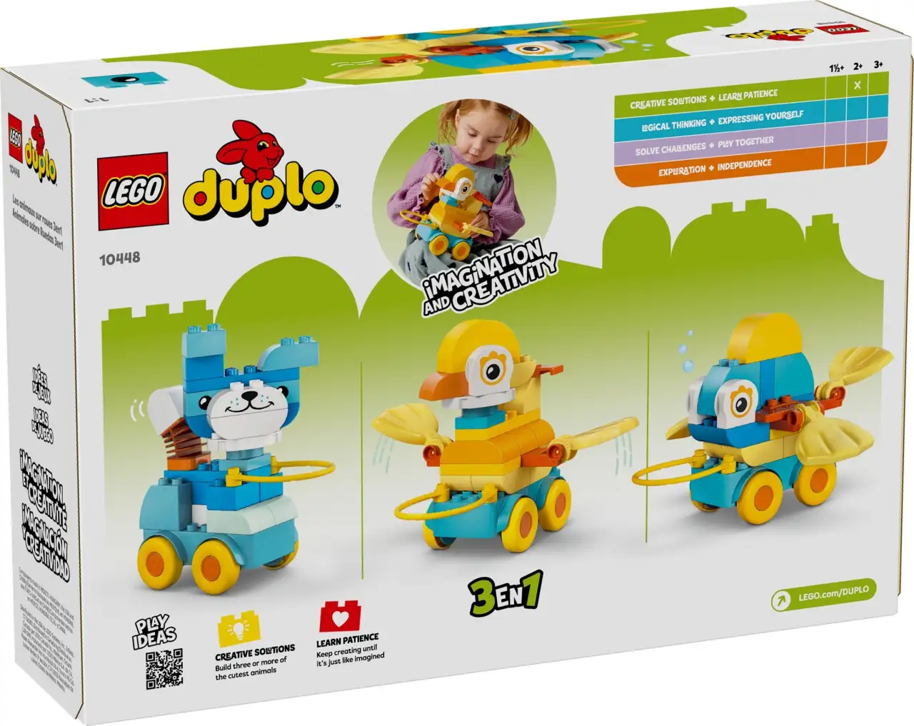 10448 - 3in1 Animals on Wheels