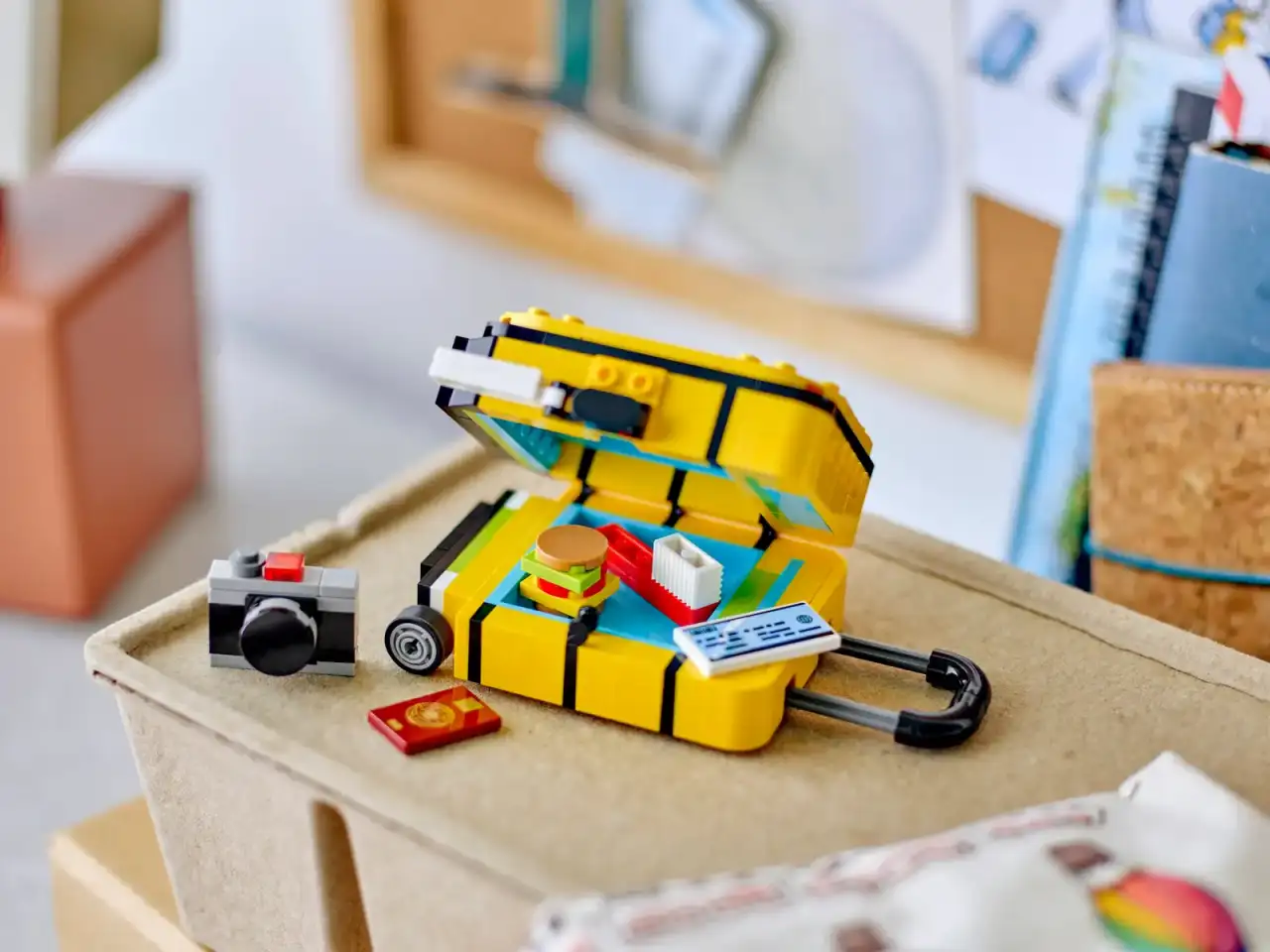 40817 - Yellow Travel Suitcase