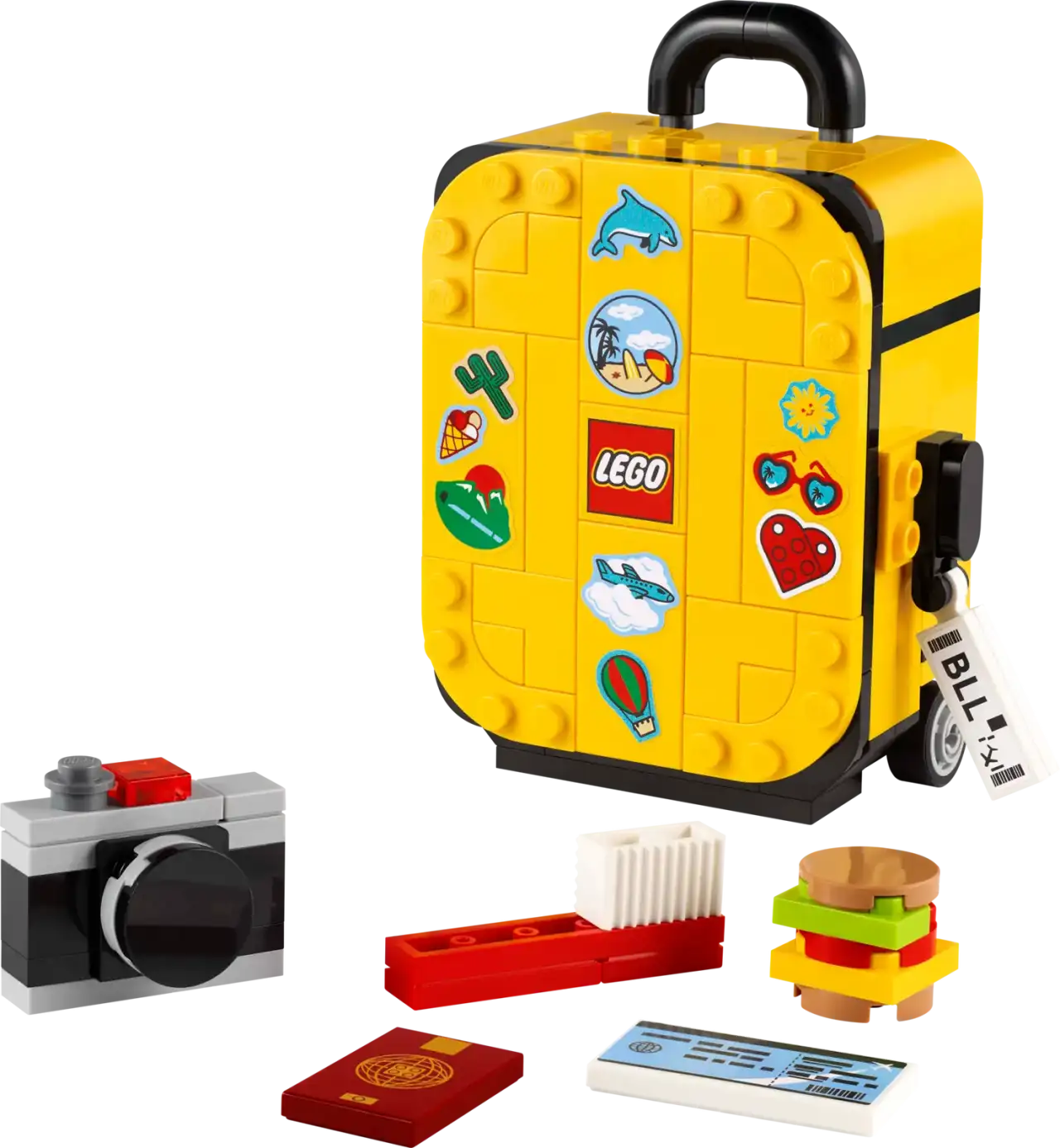 40817 - Yellow Travel Suitcase