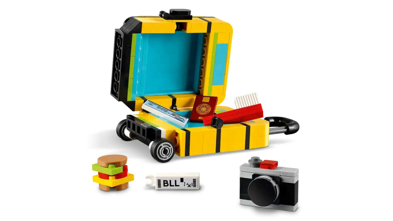 40817 - Yellow Travel Suitcase