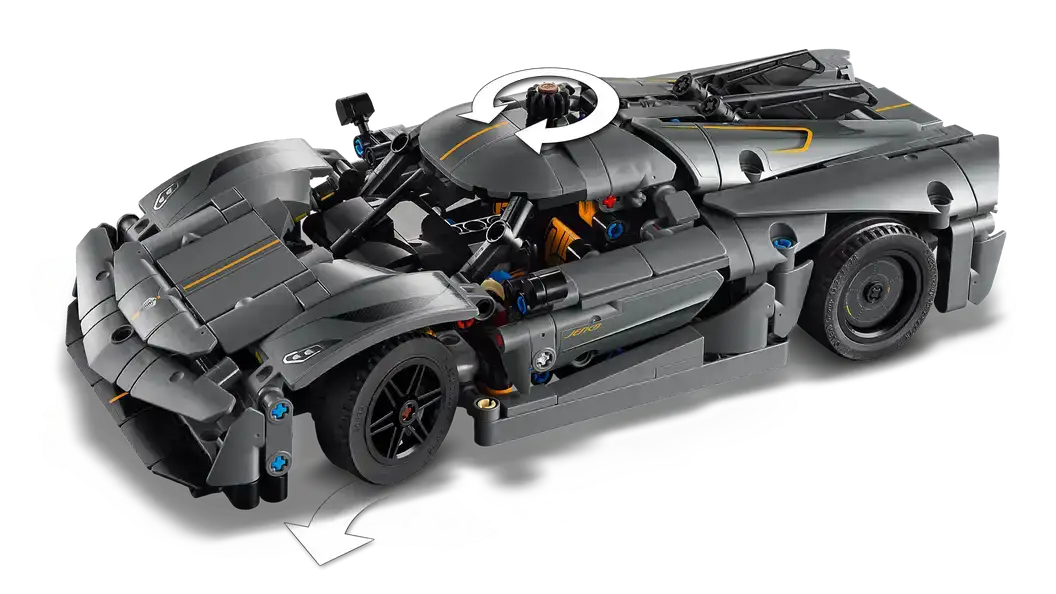 42173 - Koenigsegg Jesko Absolut Grey Hypercar