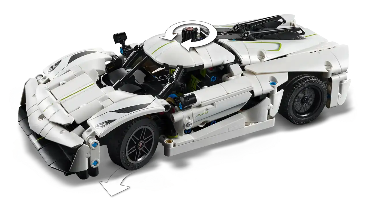 42184 - Koenigsegg Jesko Absolut White Hypercar