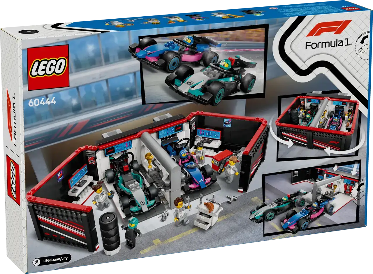 60444 - F1 Garage & Mercedes-AMG & Alpine Cars