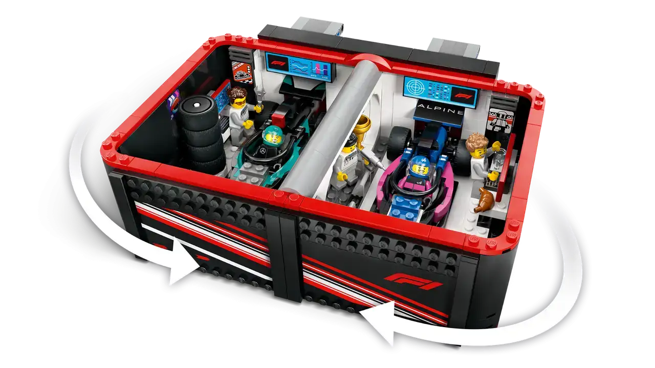60444 - F1 Garage & Mercedes-AMG & Alpine Cars