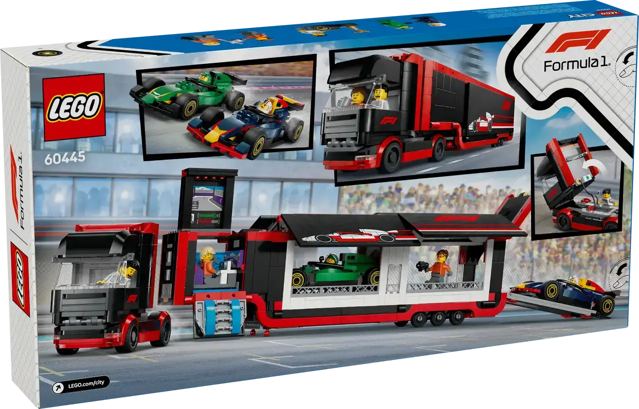 60445 - F1 Truck with RB20 &amp; AMR24 F1 Cars