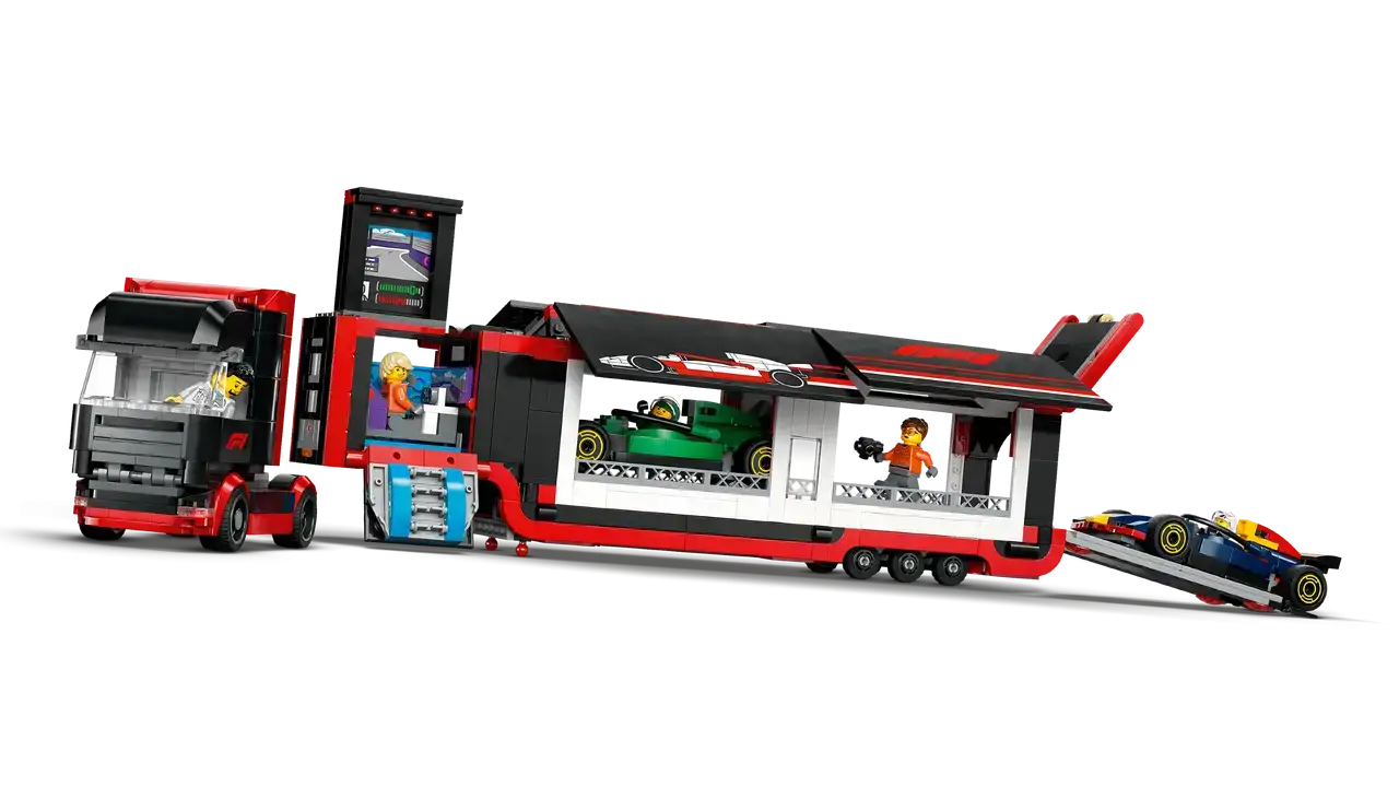 60445 - F1 Truck with RB20 &amp; AMR24 F1 Cars