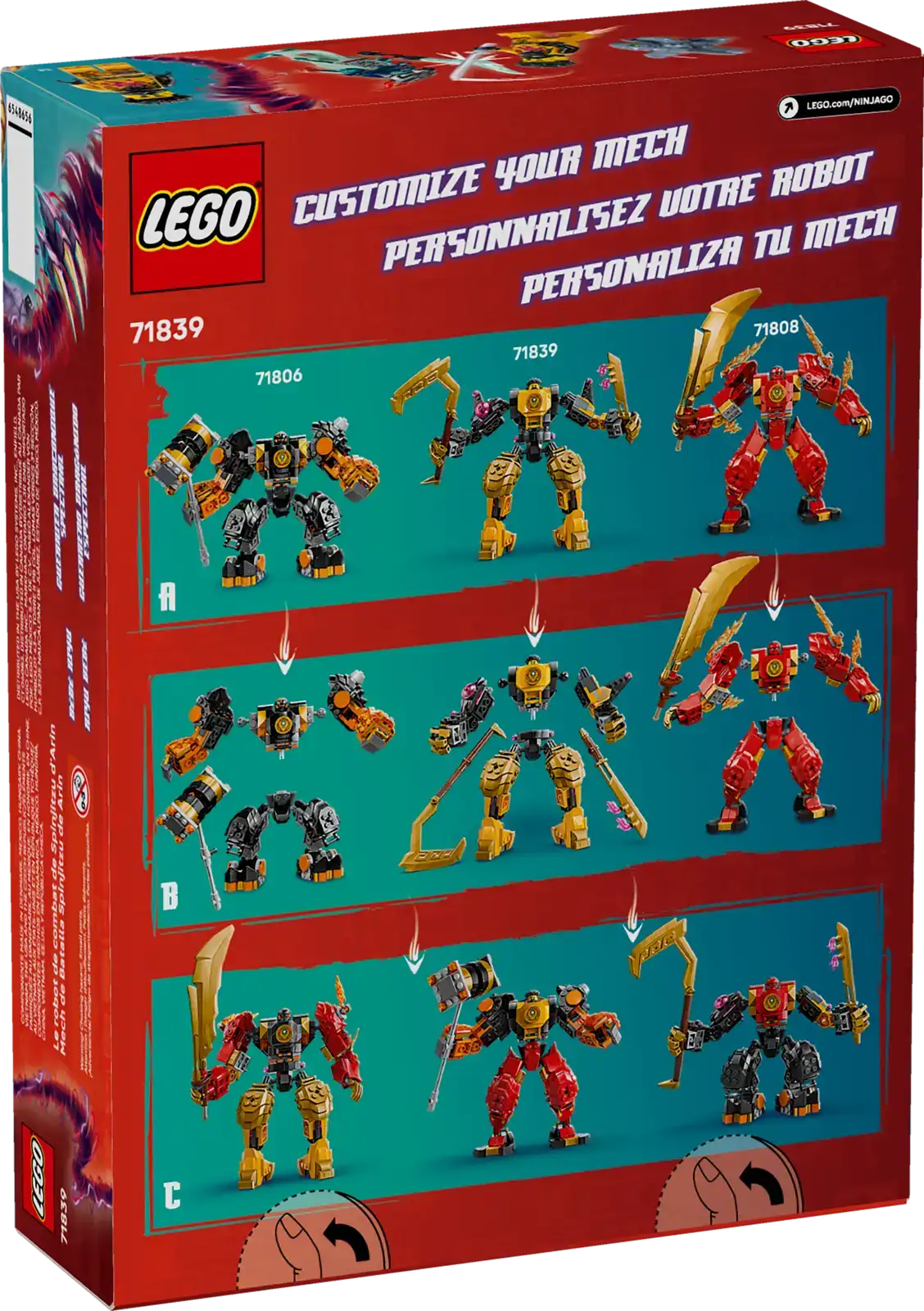 71839 - Arin's Spinjitzu Battle Mech
