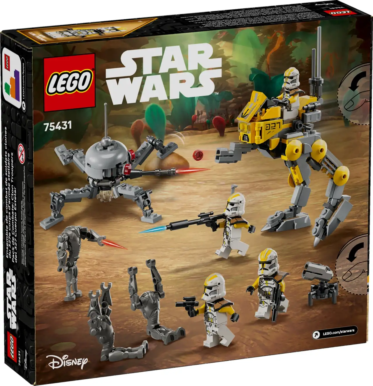 75431 - 327th Star Corps Clone Troopers Battle Pack