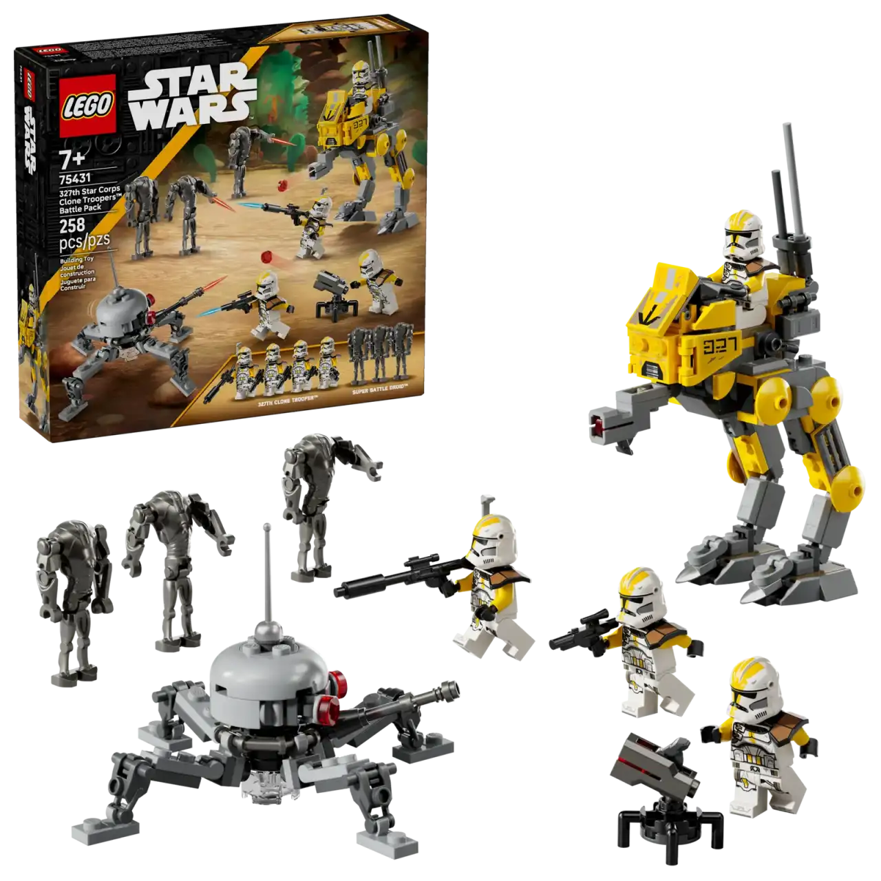 75431 - 327th Star Corps Clone Troopers Battle Pack