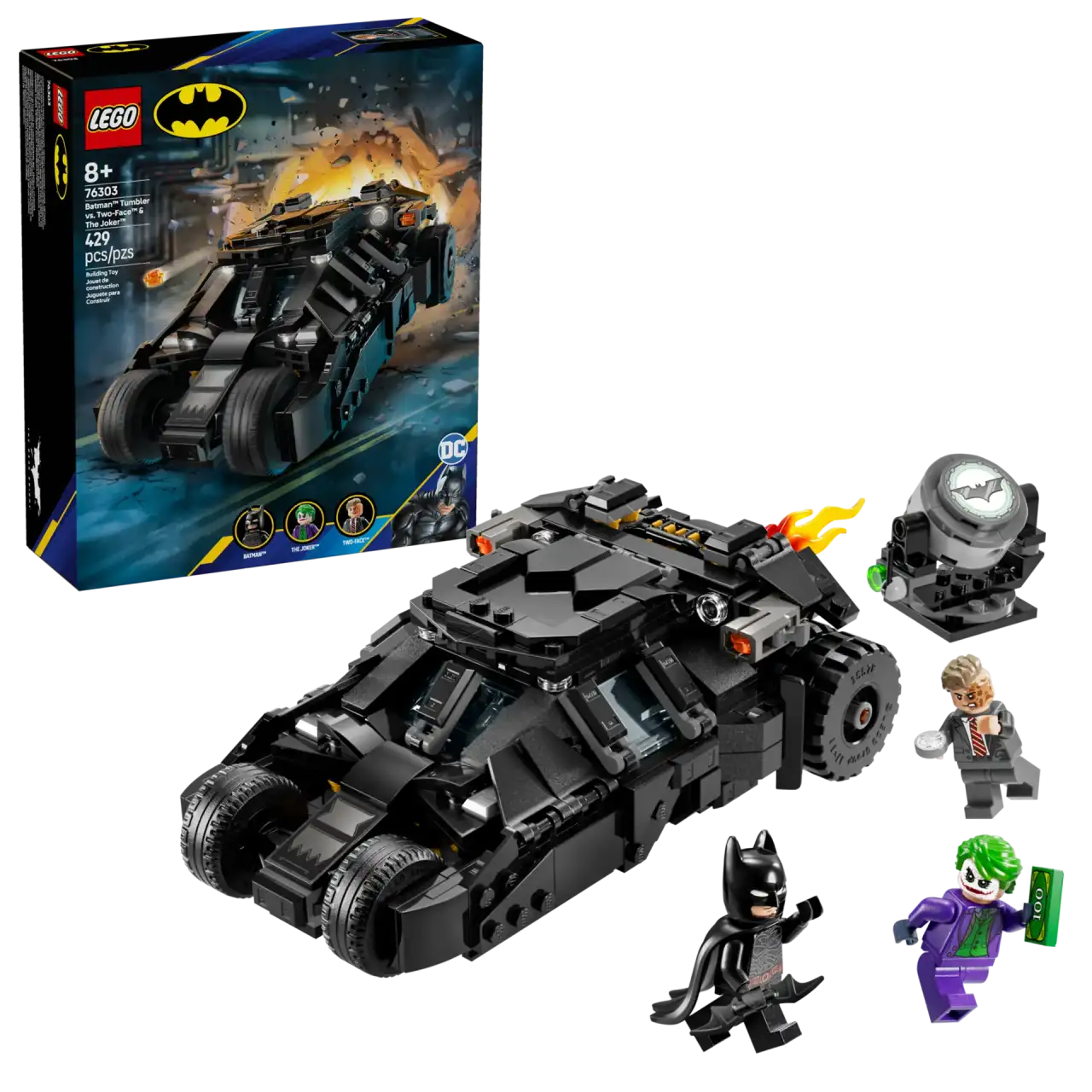 76303 - Batman Tumbler vs. Two-Face &amp; The Joker