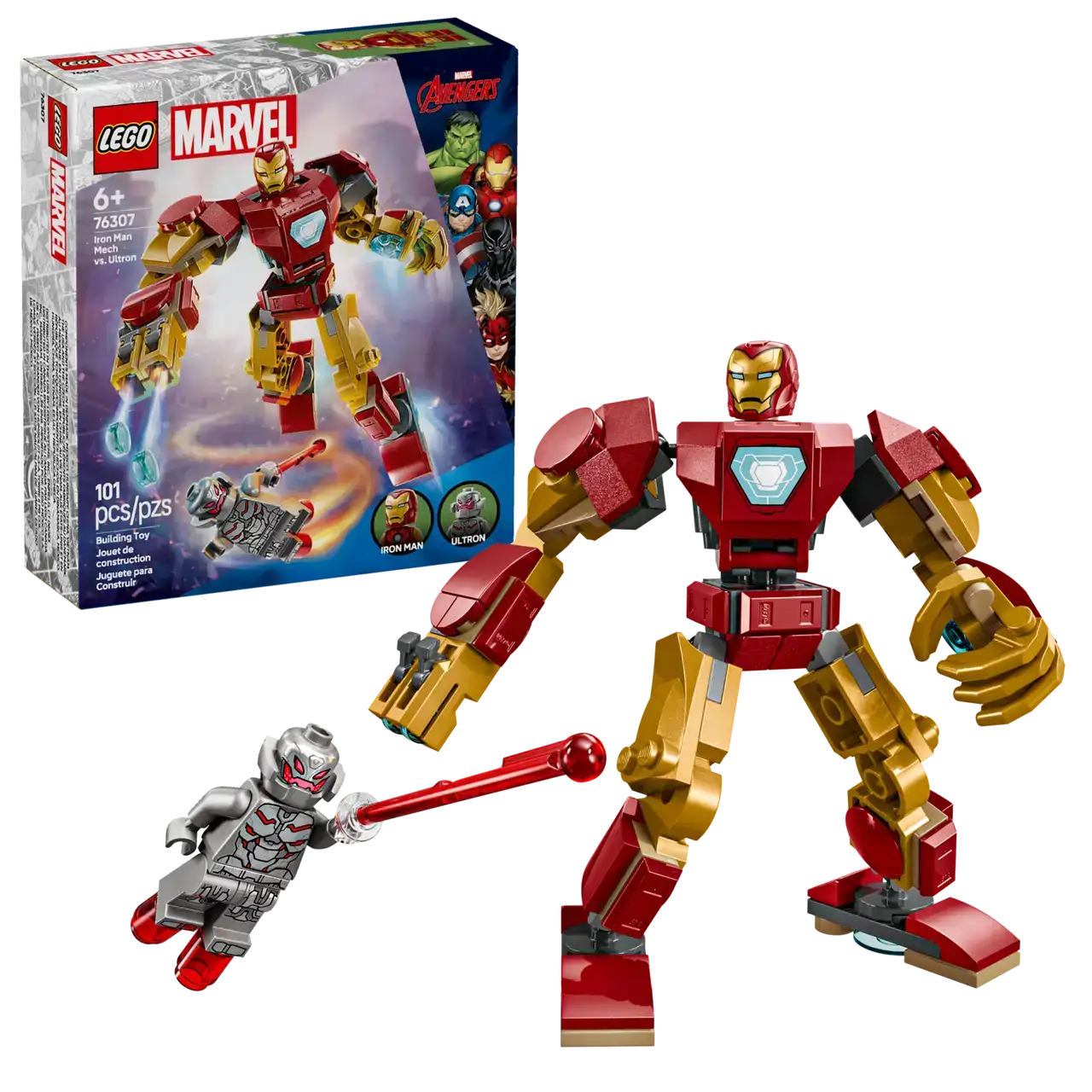 76307 Iron Man Mech vs. Ultron