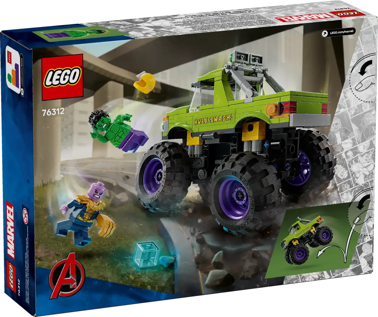 76312 - The Hulk Truck vs. Thanos
