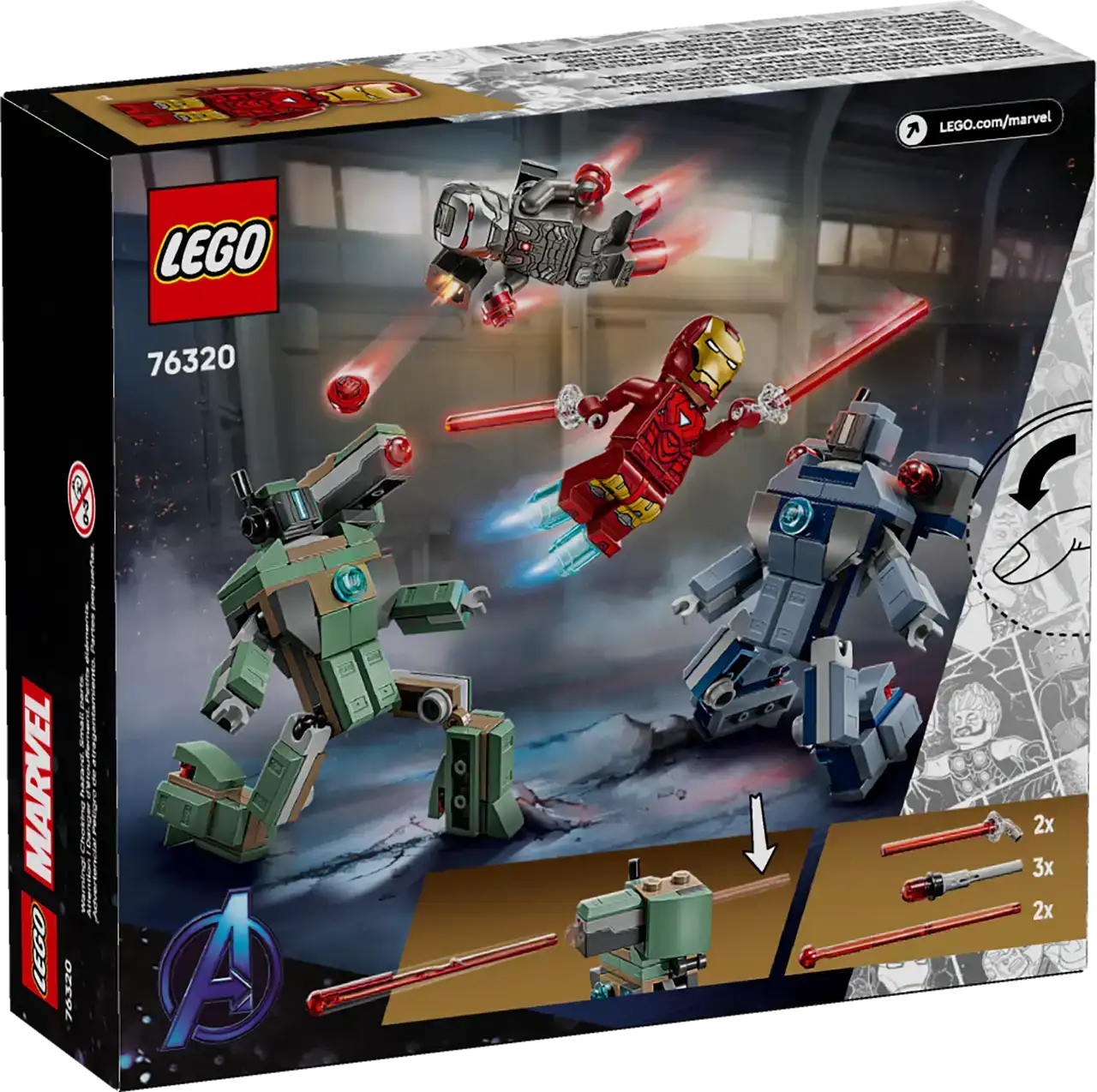 76320 - Iron Man & War Machine vs. Hammer Drones