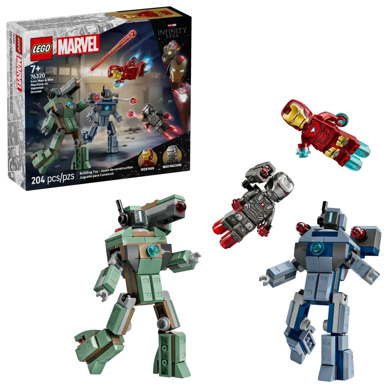 76320 - Iron Man & War Machine vs. Hammer Drones