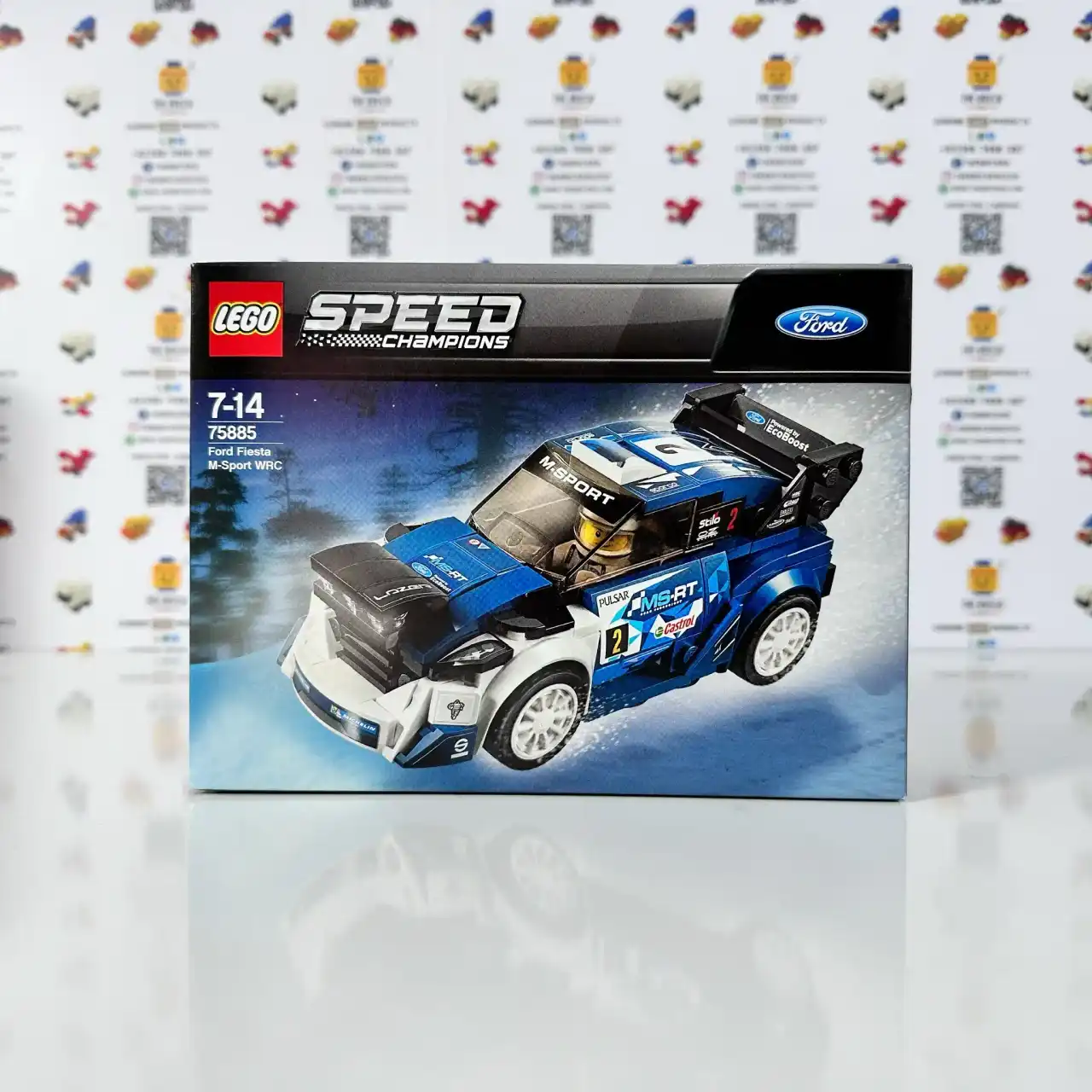 75885 - Ford Fiesta M-Sport WRC - Thebrickkhlego