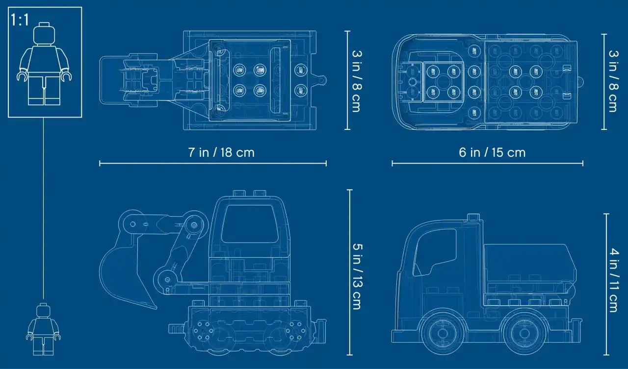 10931 - Truck &amp; Tracked Excavator