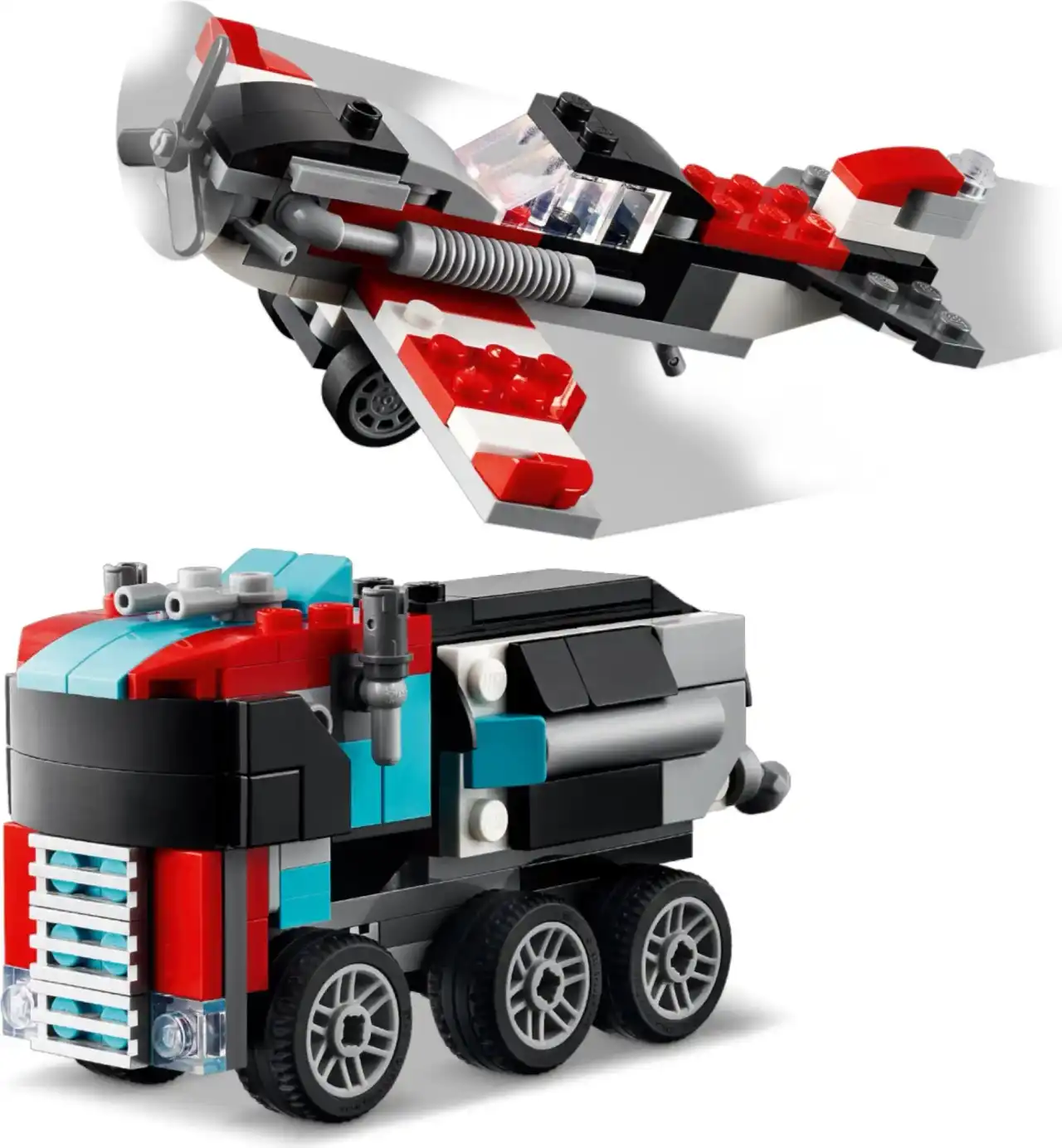 31146 - Flatbed Truck with Helicopter