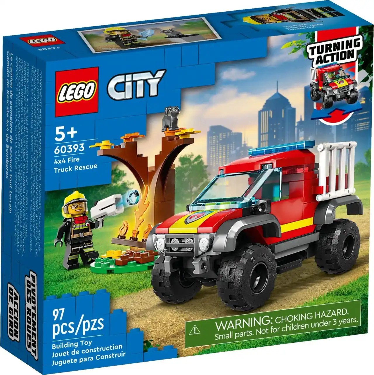 60393 - 4x4 Fire Truck Rescue