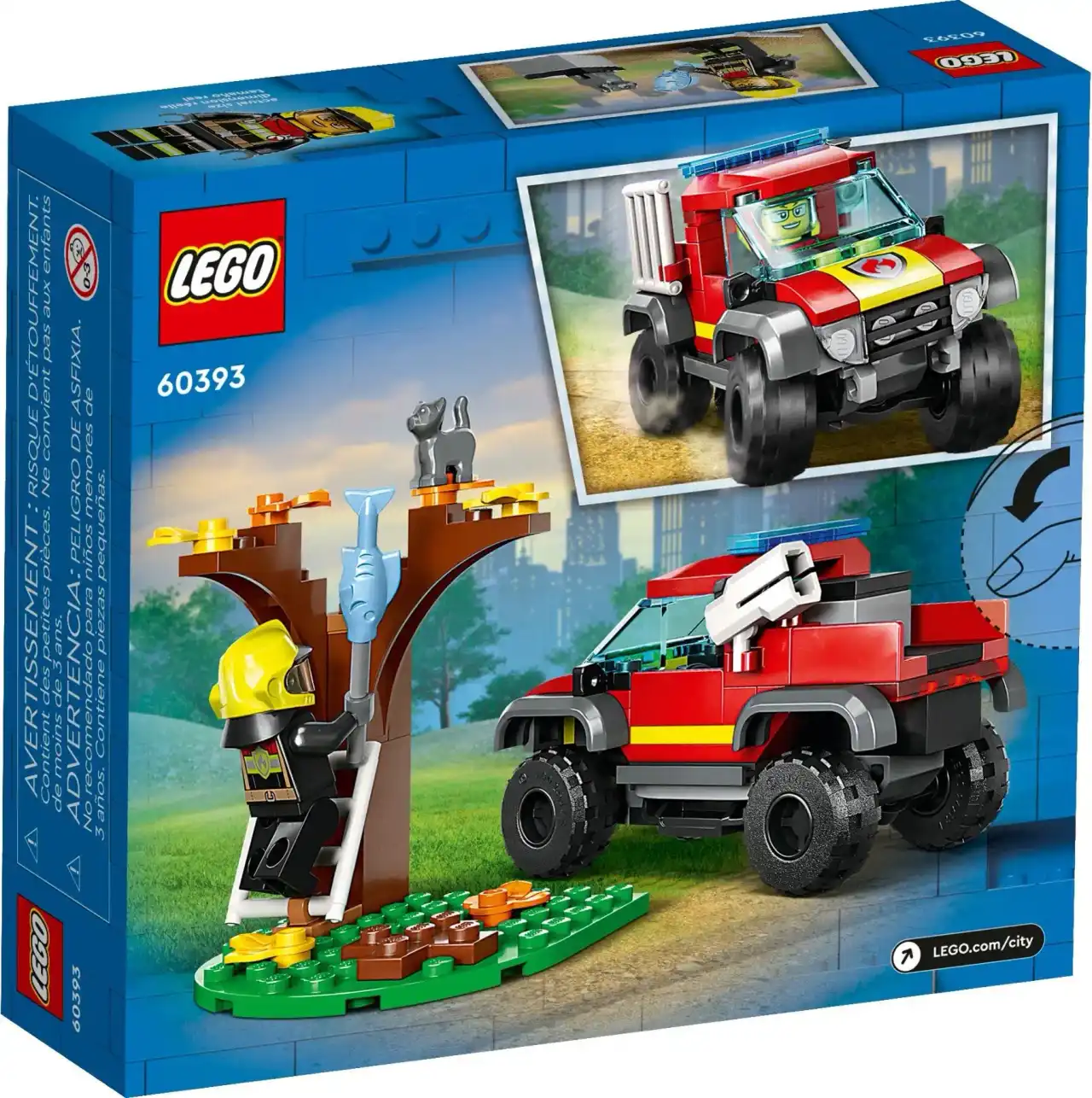 60393 - 4x4 Fire Truck Rescue