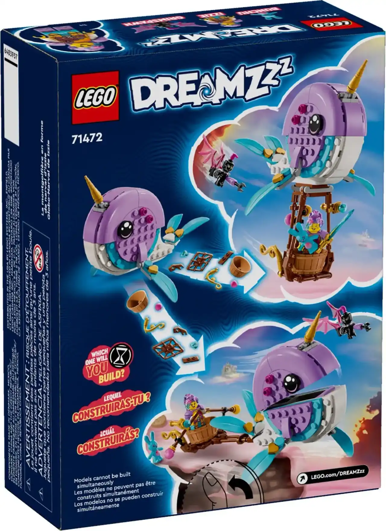 71472 - Izzie's Narwhal Hot-Air Balloon