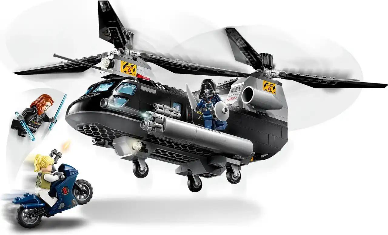 76162 - Black Widow's Helicopter Chase