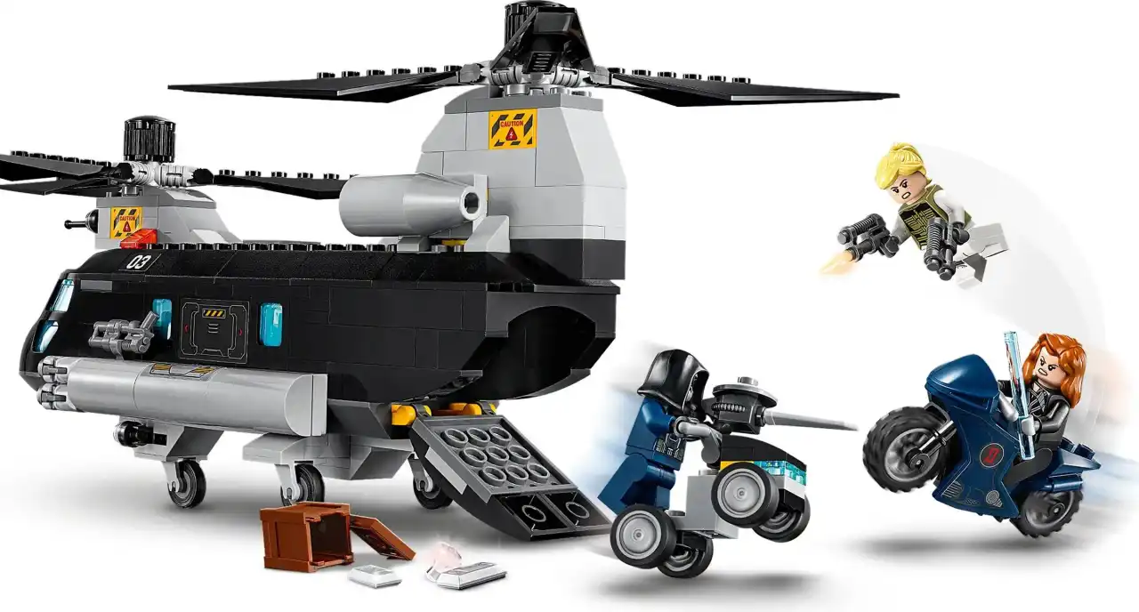 76162 - Black Widow's Helicopter Chase