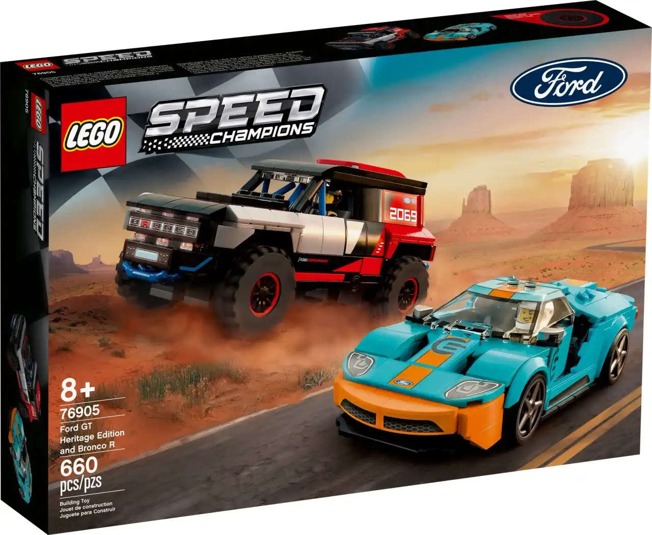 76905 - Ford GT Heritage Edition and Bronco R