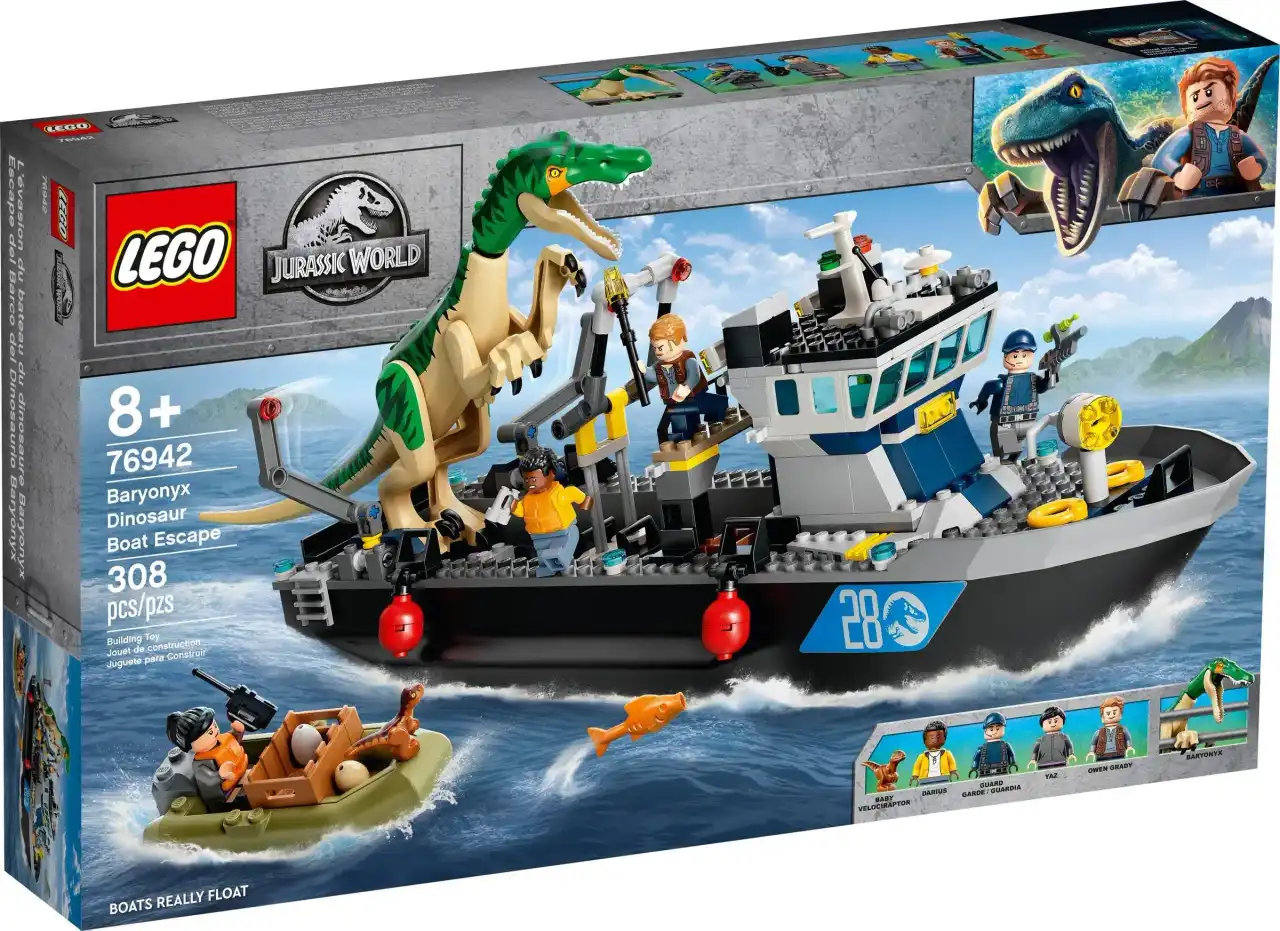 76942 - Baryonyx Dinosaur Boat Escape