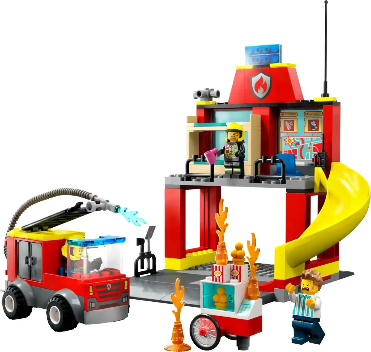 60375 - Fire Station and Fire Engine