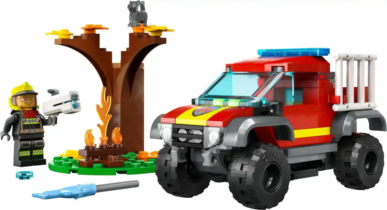 60393 - 4x4 Fire Truck Rescue